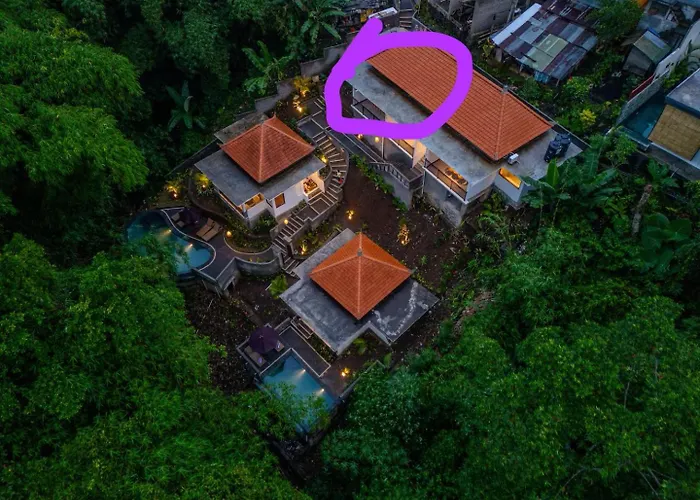 ロッジ Krish A1 & A2 Jungle View Shared Pool